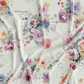Floral Wholesale Digital Printed Fabric for Dress & Cloth